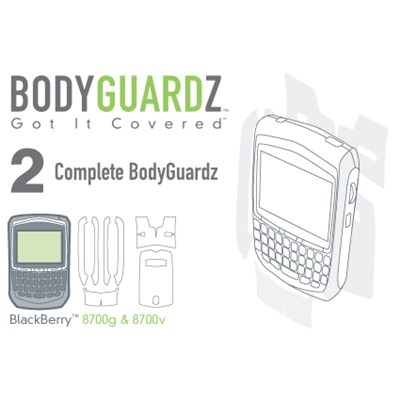 Blackberry Compatible BodyGuardz Body and Screen Protector  NL-BB8G-1106