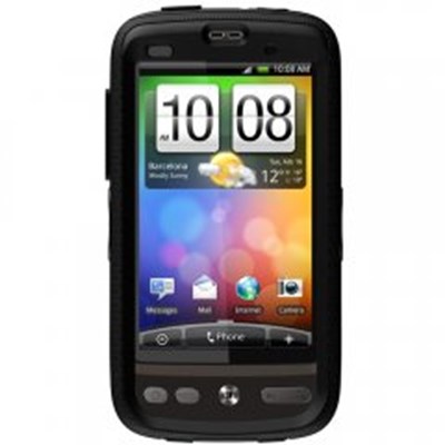 HTC Compatible Defender Interactive Case - Black  HTC2-DESRE-20-C5OTR