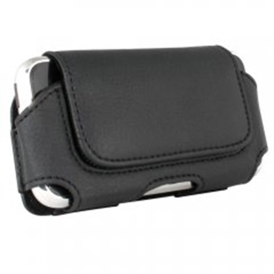 Radiance Small Black PDA Pouch with Fixed Belt Clip   RADPDASM
