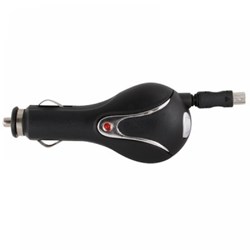 Retractable In-Vehicle Charger - Mini USB  RETMINIPI