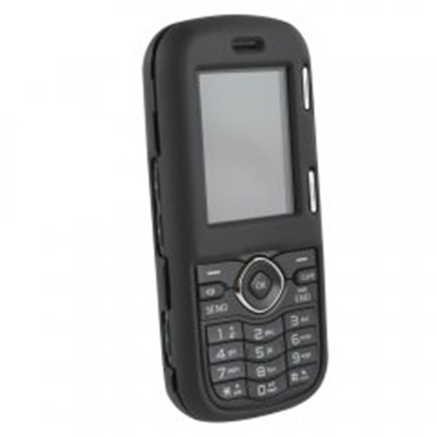 LG Compatible Rubberized Protective Shield - Black   RUMIIRUBBK