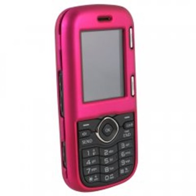 LG Compatible Rubberized Protective Shield - Dark Pink  --  RUMIIRUBDKPK