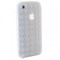 Apple Compatible Textured Silicone Sleeve - Clear  SIL3GCL Image 1
