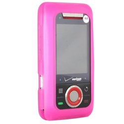 Motorola Compatible Silicone Sleeve - Pink  SILA455DKPK