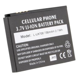 LG Compatible 730 mAh Li-ion Internal Battery  SPLITUX700