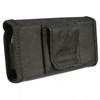 Large Two-tone Horizontal Nylon Pouch  TONELGBK Image 1