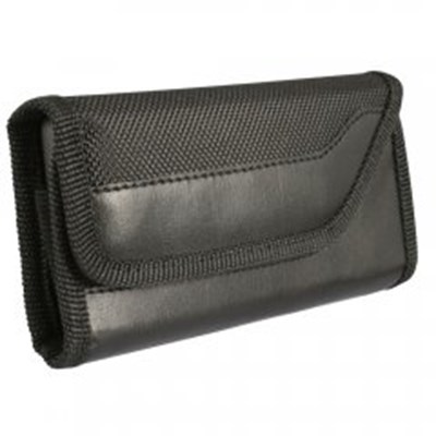 Large Two-tone Horizontal Nylon Pouch  TONELGBK
