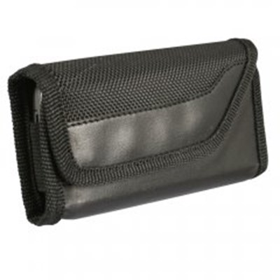 Medium Two-tone Horizontal Nylon Pouch - TONEMDBK