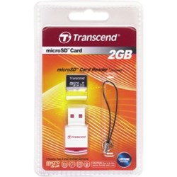 USB Reader with 2GB MicroSD card  TS2GUSD-P3