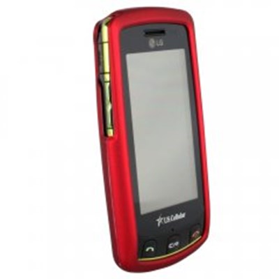 LG Compatible Rubberized Protective Shield - Red  UX700RUBRD