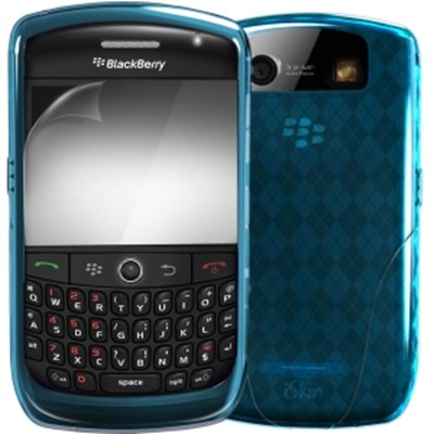 Blackberry Compatible iSkin Vibes Protector - Light Blue  VBBBCV-LB
