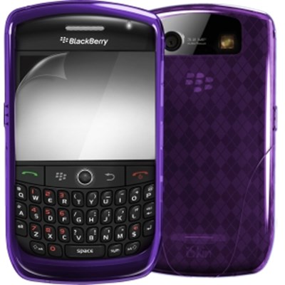 Blackberry Compatible iSkin Vibes Protector - Purple  VBBBCV-PE