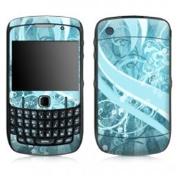Blackberry Compatible Vinyl Skin - Flores Agua   VSKIN8530AGUA