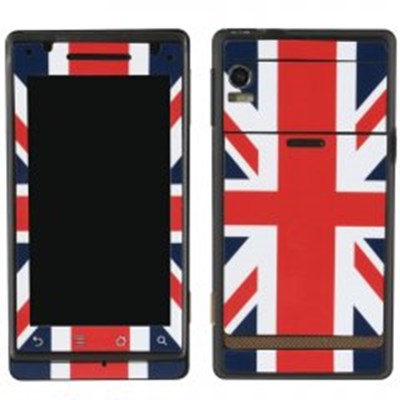 Motorola Compatible Vinyl Skin - Union Jack British Flag  VSKINA855UJACK