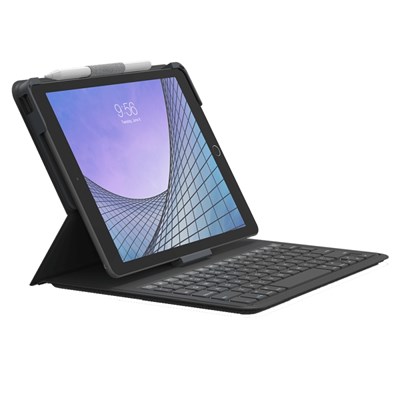 Apple Zagg Messenger Folio 2 Keyboard and Case - Charcoal