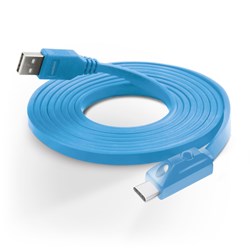Naztech Lighted USB-C Cable - Blue