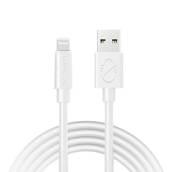 Naztech USB to MFi Lightning Extra Long Cable 12ft - White