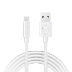 Naztech USB to MFi Lightning Extra Long Cable 12ft - White Naztech USB to MFi Lightning Extra Long Cable 12ft - White