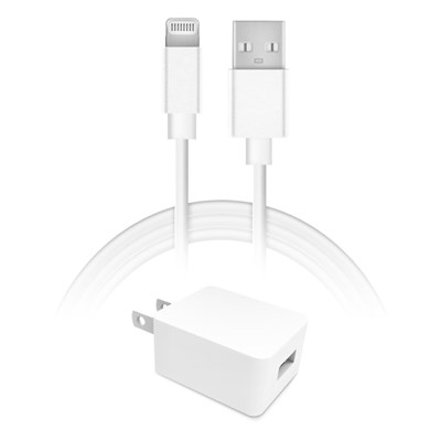 Hypergear USB Wall Charger with Lightning Connector - White