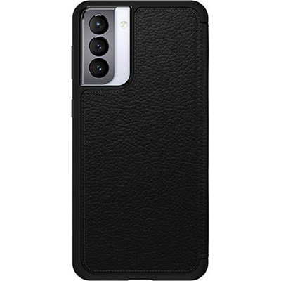 Samsung Otterbox Strada Leather Folio Protective Case - Shadow Black