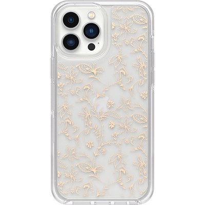 Otterbox Symmetry Rugged Case - Wallflower Graphic (Clear/Gold)
