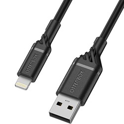 Otterbox Lightning to USB-A Cable Standard 1 Meter - Black