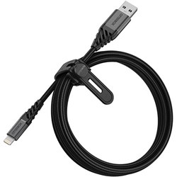 Otterbox Lightning to USB-A Cable Premium 2 Meter - Dark Ash Black