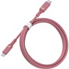 Otterbox Lightning to USB-C Fast Charge Cable Standard 1 Meter - Rose Sparkle Pink Image 1