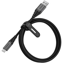 Otterbox USB-C to USB-A Cable Premium 1 Meter - Dark Ash Black