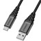 Otterbox USB-C to USB-A Cable Premium 2 Meter - Black Image 1