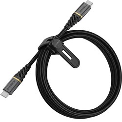 Otterbox USB-C to USB-C Fast Charge Cable Premium 2 Meter - Glamour Black