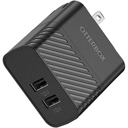 Otterbox USB-A Dual Port Wall Charger 24W Combined - Black