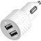 Otterbox Lightning to USB-A Dual Port Car Charging Kit 24W Combined 1 Meter - Cloud Dream White Image 1