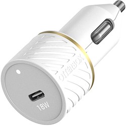 Otterbox USB-C Fast Charge Car Charger Premium 18W - Cloud Dust White Otterbox USB-C Fast Charge Car Charger Premium 18W - Cloud Dust White