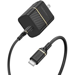 Otterbox USB-C to USB-C Fast Charge Wall Charging Kit, 30W - Black Shimmer