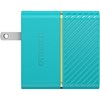 Otterbox USB-C and USB-A Fast Charge Dual Port Wall Charger Premium 30W Combined - Aqua Image 2