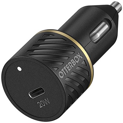 Otterbox USB-C Fast Charge Car Charger, 20W - Black Shimmer