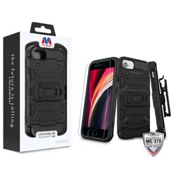 Apple MyBat 3-in-1 Storm Tank Hybrid Protector Cover Combo - Black