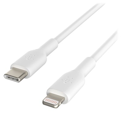 Belkin Boost Up Charge USB-C To Apple Lightning Cable 3ft - White