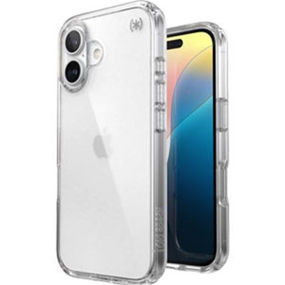 Speck - Presidio Perfect Clear Case for Apple iPhone 16 - Clear