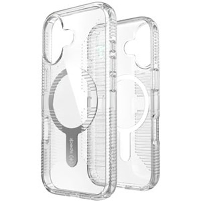 Speck - Gemshell Grip MagSafe Case for Apple iPhone 17 - Clear