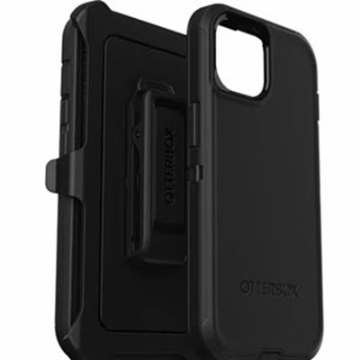 Otterbox Defender Rugged Interactive Case and Holster - Black - iPhone 13, 14, 15