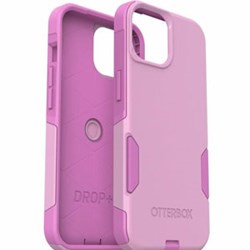 OtterBox iPhone 15, iPhone 14 and iPhone 13 Case Commuter Series - Run Wildflower (Pink)
