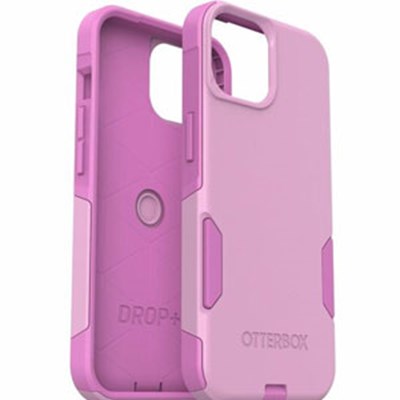 OtterBox iPhone 15, iPhone 14 and iPhone 13 Case Commuter Series - Run Wildflower (Pink)