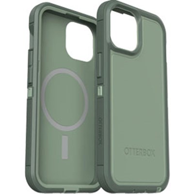 OtterBox Defender Series Pro XT Smartphone Case - For Apple iPhone 15, iPhone 14, iPhone 13 Smartphone - Emerald Isle (Green)