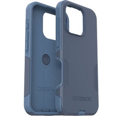 OtterBox - Commuter MagSafe Case for Apple iPhone 16 Pro - Baby Blue Jeans