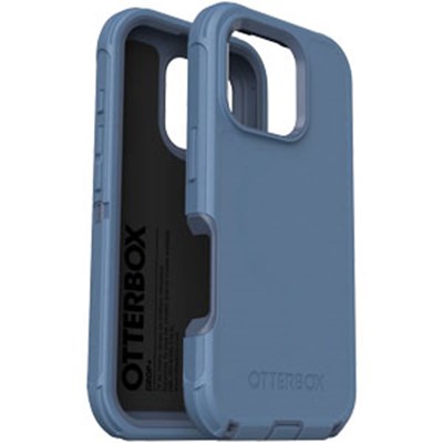 OtterBox - Defender Pro MagSafe Case for Apple iPhone 16 Pro - Baby Blue Jeans
