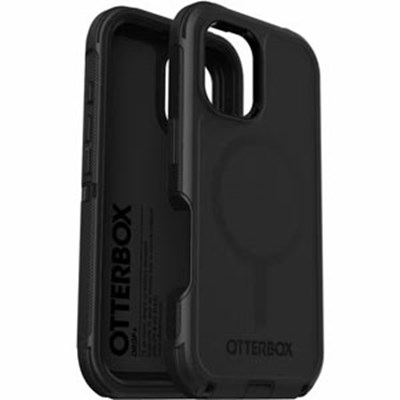 OtterBox Defender Case for iPhone 16 - Black Pro Pack