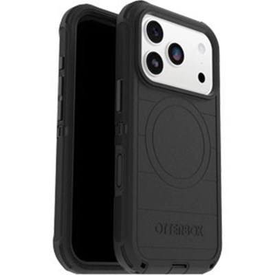 OtterBox - Defender Pro MagSafe Case with Camera Control for Apple iPhone 17 Pro - Black
