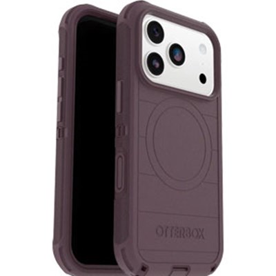 OtterBox - Defender Pro MagSafe Case with Camera Control for Apple iPhone 17 Pro - Purple Mystery